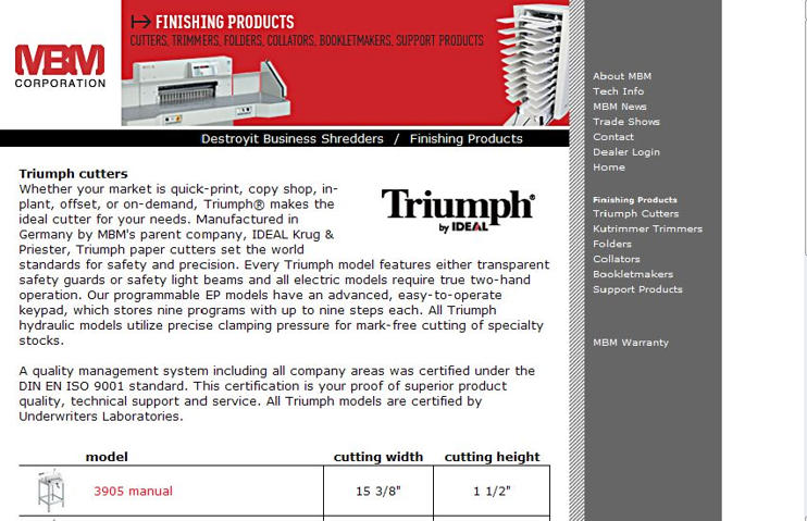 Triumph Cutters