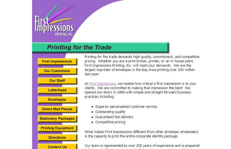 First Impressions Printing, Inc.