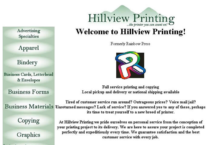 Hillview Printing