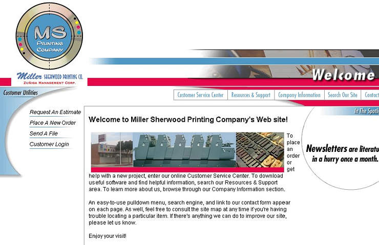 Miller Sherwood Printing Co