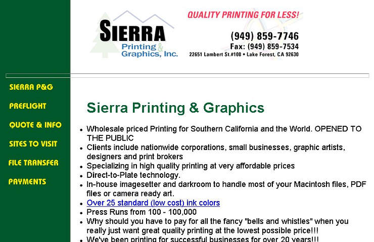 Sierra Printing & Graphics