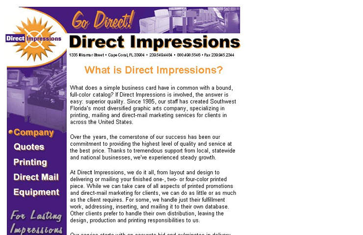 Direct Impressions