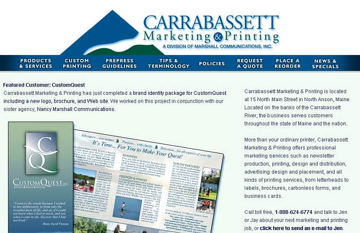 Carrabassett Marketing and Printing