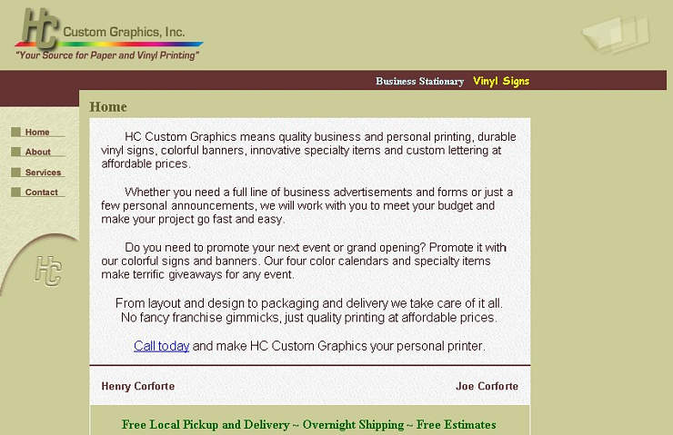 H.C. Custom Graphics, Inc.