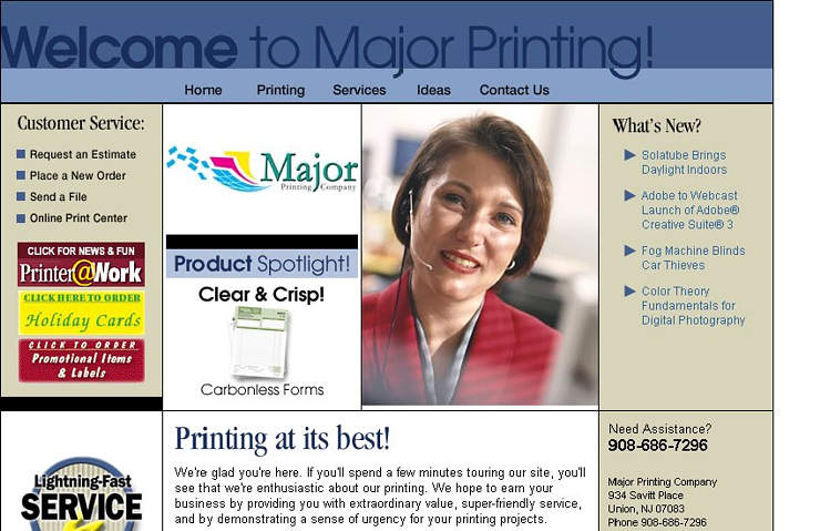 Major Printing Company