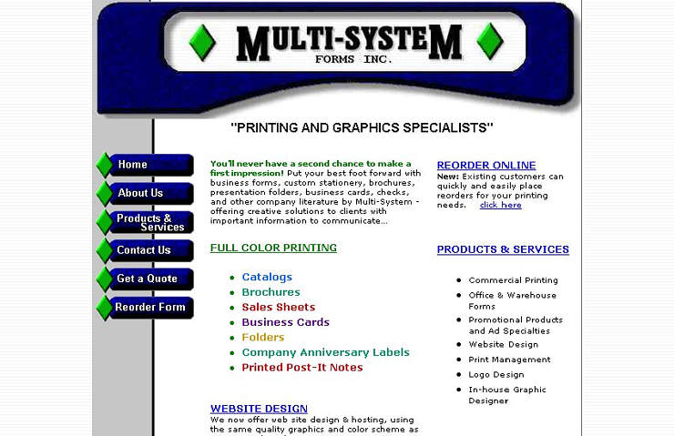 Multi-System Forms, Inc.