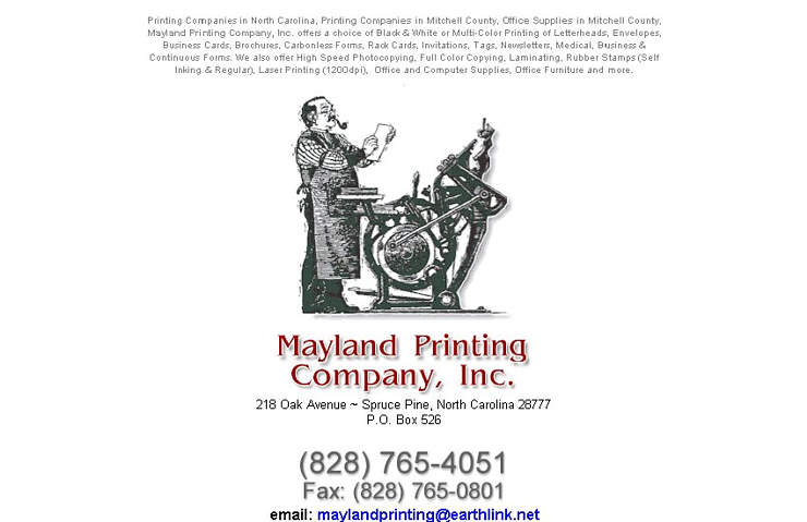Mayland Printing Company, Inc.