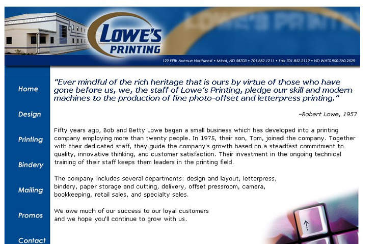 Lowe's Printing, Inc.