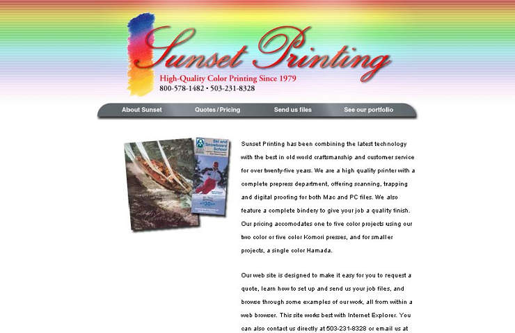 Sunset Printing Inc