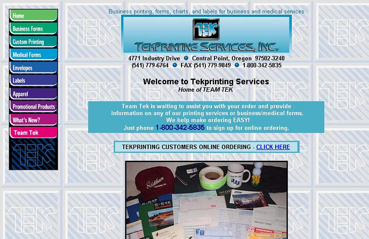 Tek-Printing Services, Inc.