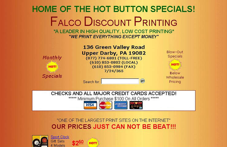 Falco Discount Printing