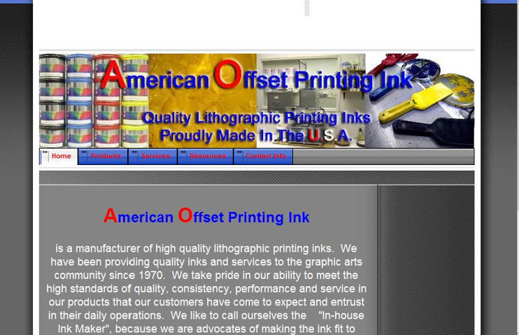 American Offset Printing Ink