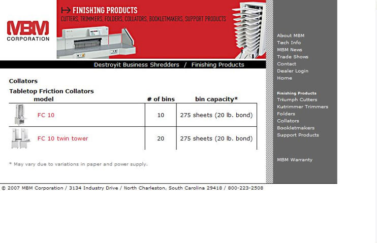 MBM Collators