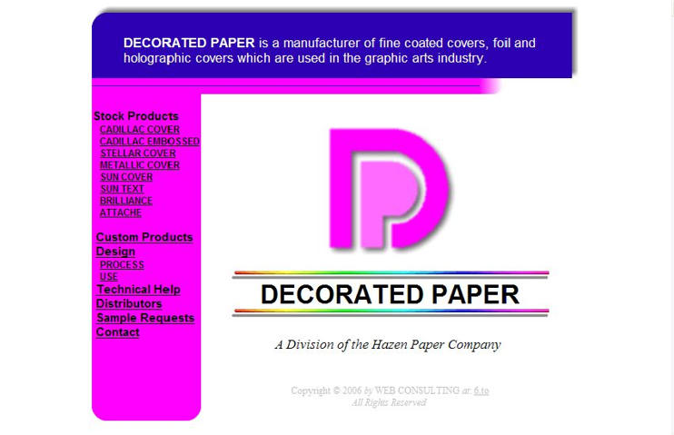 Hazen: Decorated Paper